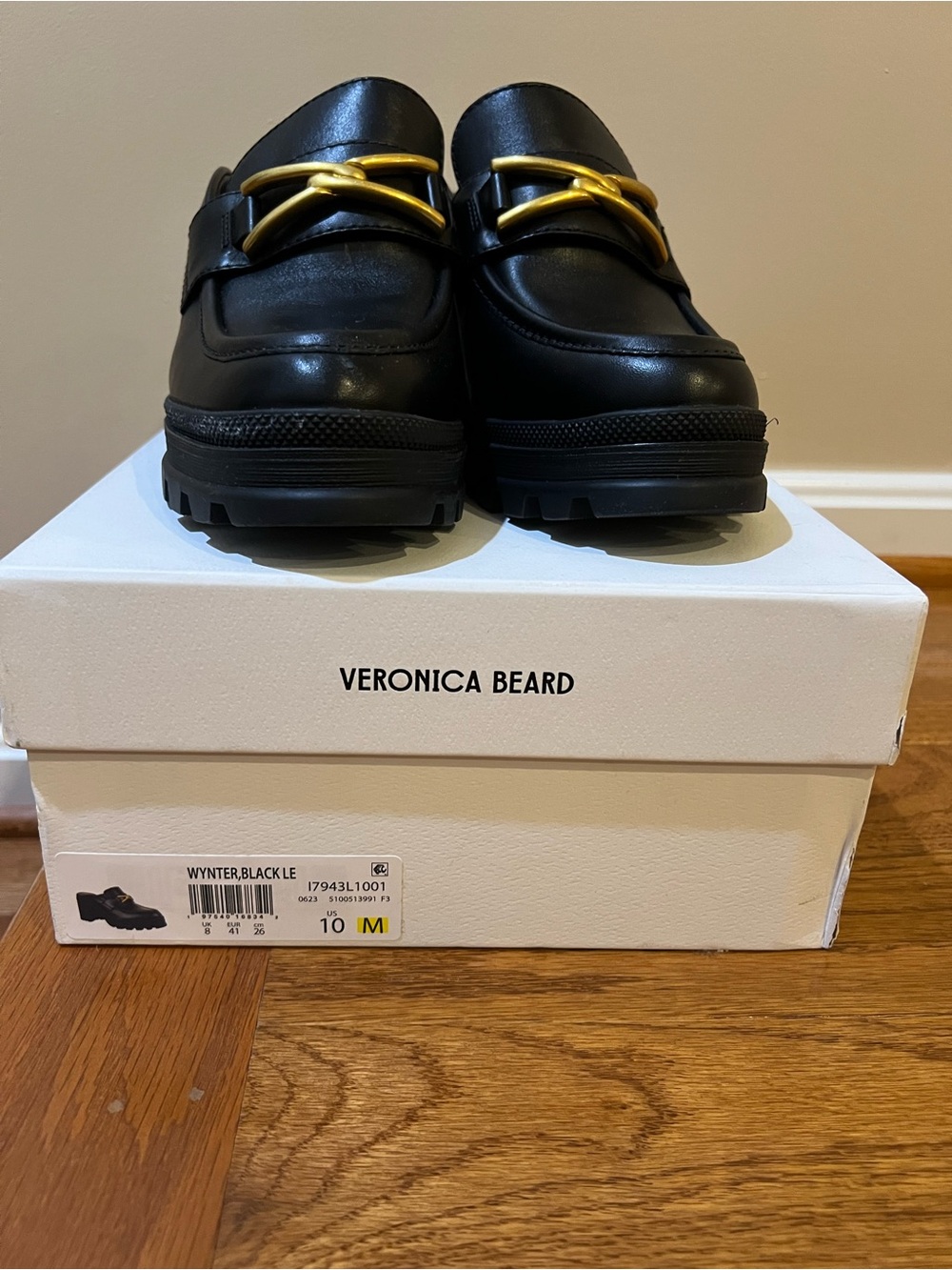 VERONICA BEARD  Chunky Mule Luggage Sole Mules - Picture 5 of 7